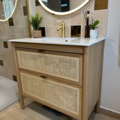 Détail meuble vasque